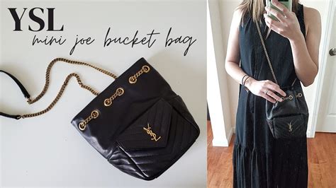 ysl joe|YSL Mini Joe Bucket Bag Unboxing .